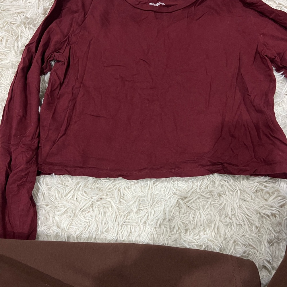 Wild Fable Red Crop Sweatshirt
